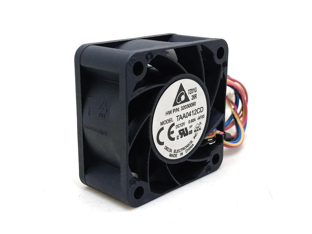 Two 40mm fans, suitable for TAA0412CD 4cm 4020 DC 12V 0.60A 4-wire PWM temperature-controlled 13000rpm high-speed cooling fan.