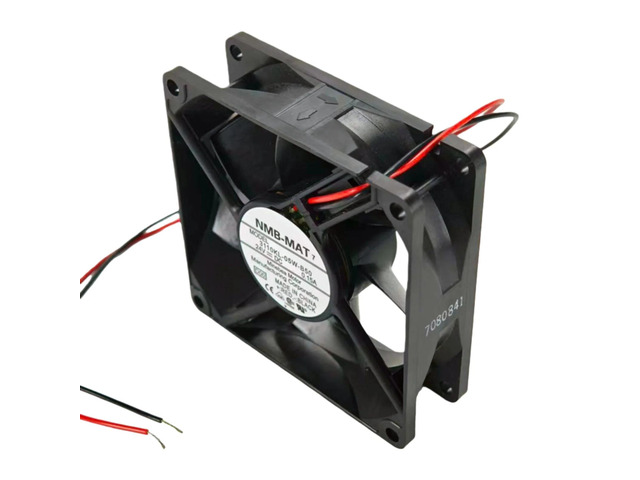 3110KL-05W-B50 DC 24V 80x80x25mm Dual Ball Bearing Cooling Fan 3200RPM 38.8CFM Industrial Exhaust Fan, Quiet Operation, Long Lifespan