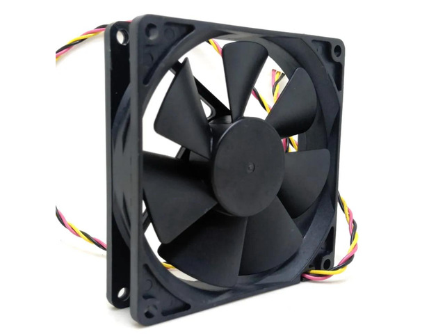 EFC-09D12M 90mm RD Alarm Cooling Fan, DC 12V, 0.20A, 3-P Interface, suitable for power supplies, servers, and inverters.