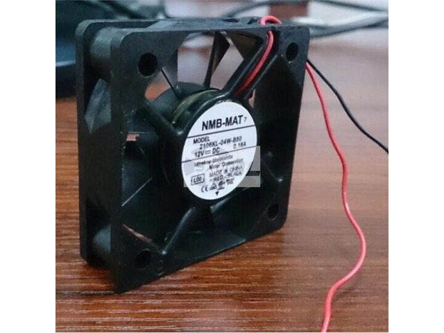 Suitable for 2106KL-04W-B50 50mm 12V cooling fans, 0.18A dual ball bearing, 5cm dual-wire fan, suitable for PCs, electronic products, and heat sinks.