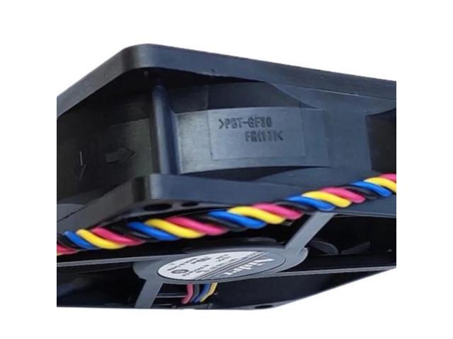 L80T12NS1A7-57 8025 80mm Cooling Fan with PWM Four-Wire Hydraulic Bearing DC 12V 0.38A, CPU Server Inverter
