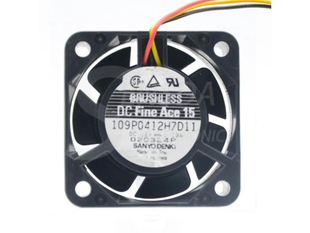Suitable for 109P0412H7D11 40x40x15mm 4015 DC 12V 0.13A axial cooling fan, suitable for televisions, electronic products and small devices.