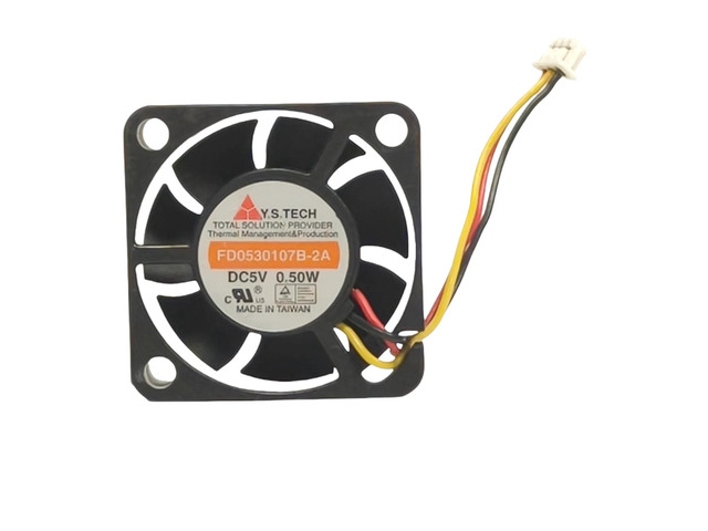 FD0530107B-2A 30x30x10mm Dual Ball Bearing Cooling Fan - 5V 0.1A 9200RPM Suitable for Laptops/Inverters
