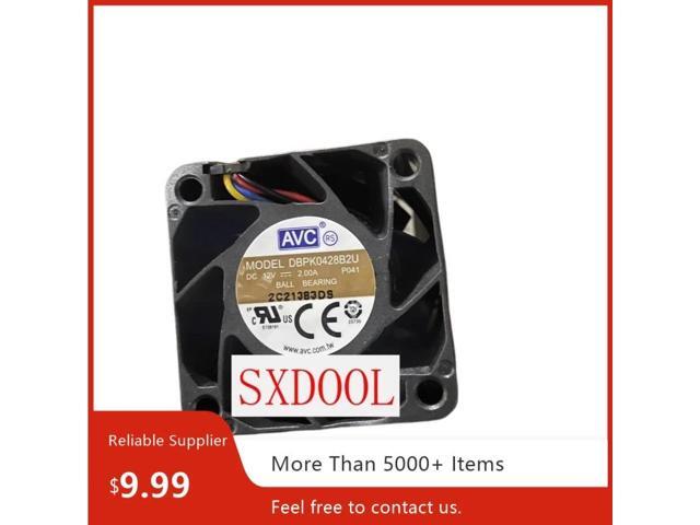 Suitable for DBPK0428B2U-P001 40x40x28mm DC 12V 2A 4-pin PWM high-speed cooling fan