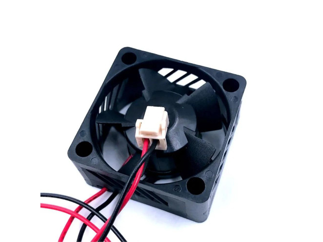 Two 30mm 12V 3D printer cooling fans, 7200RPM, 4.8CFM U30R12MS1Z5-51, compact design, high-efficiency printer.