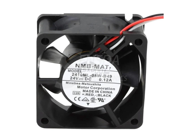 One 60mm 24V fan, suitable for 2410ML-05W-B49 6CM 6025 DC 0.12A axial cooling for high-efficiency heat dissipation.