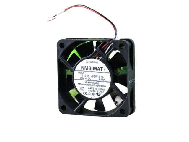 One 60mm 24V 6cm fan, suitable for 2406KL-05W-B29, 0.08A cooling - three-wire drive, high efficiency and energy saving.