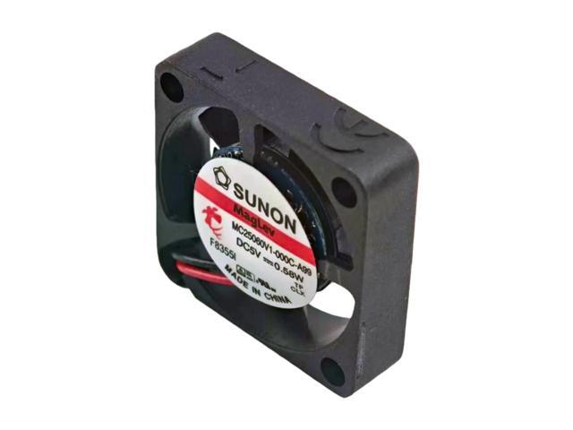 MC25060V1-000C-A99 25x25x6mm DC5V Mini Cooling Fan, Magnetic Levitation, 13000RPM Speed, 3.0CFM Airflow, Ultra-Quiet 31dBA