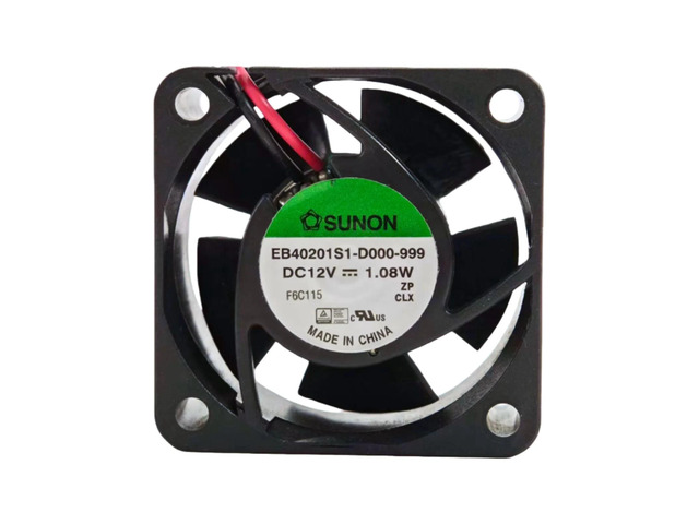 Suitable for EB40201S1-D000-999 40x40x20mm DC 12V inverter cooling fan, ultra-quiet 25.5dBA, 7200RPM 8.9CFM, power supply.