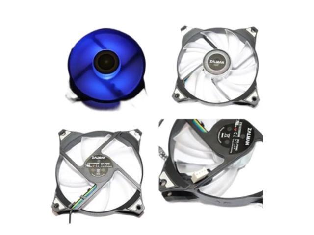 12cm chassis, 12025 CPU fan, 4-pin PWM cooling fan, blue LED light, PC gaming cooler.