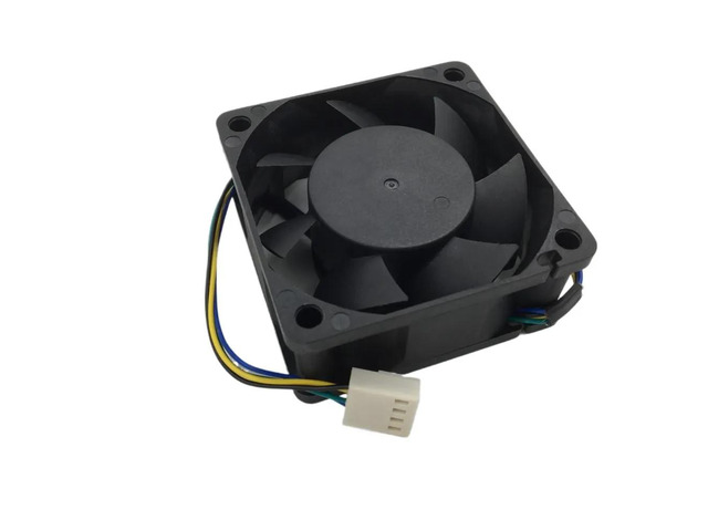 60mm PWM fan with dual ball bearings, 52 CFM, suitable for F126025BU 12V cooling, motherboards and servers.