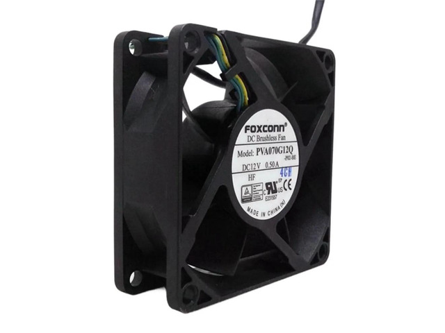 7cm PVA070G12Q-P02-BE DC brushless 12V 0.50A 70mm x 25mm 4-wire PWM CPU cooler