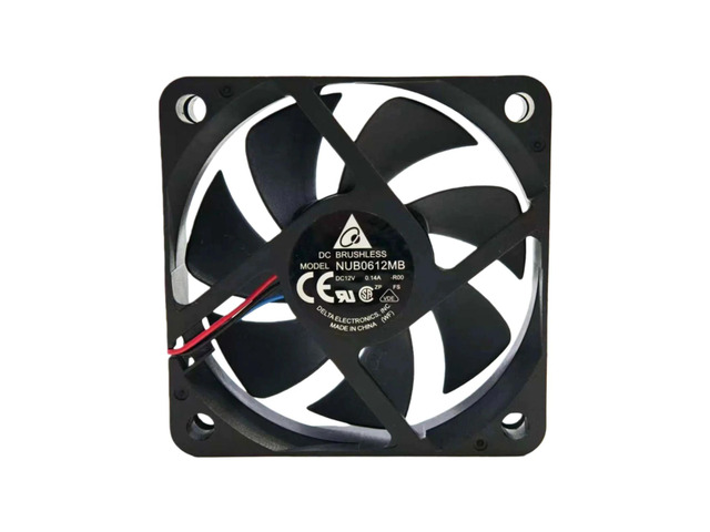 12V DC 60mm fan for NUB0612MB, 6015 ball bearing, 3600RPM, 17.06CFM, silent projector heatsink, miniature axial-flow cooler.