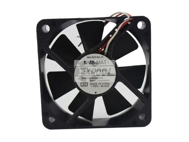 2406GL-05W-B59 6015 60mm DC 24V 0.13A Server Inverter Cooling Fan Axial Flow Type, Suitable for Industrial Electronic Products