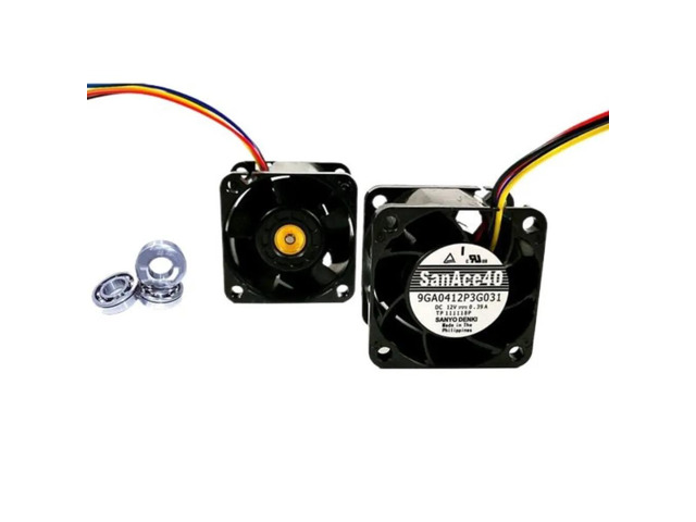 40mm fan for the San Ace 9GA0412P3G031 server, measuring 40*40*28mm, 12V 0.39A, server chassis cooling fan, PWM controlled, 28000RPM speed.
