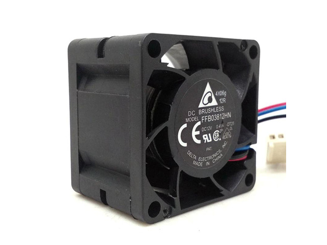 Suitable for FFB03812HN 38mm fan (3.8cm, 38x38x28mm), 12V 0.41A dual ball bearing high-airflow booster cooling fan.