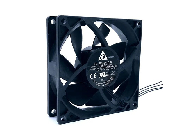 Suitable for QUR0912VH 9CM 92mm 92*92*25mm 12V 0.60A 4-wire PWM high airflow computer CPU cooler fan mini water cooling fan.