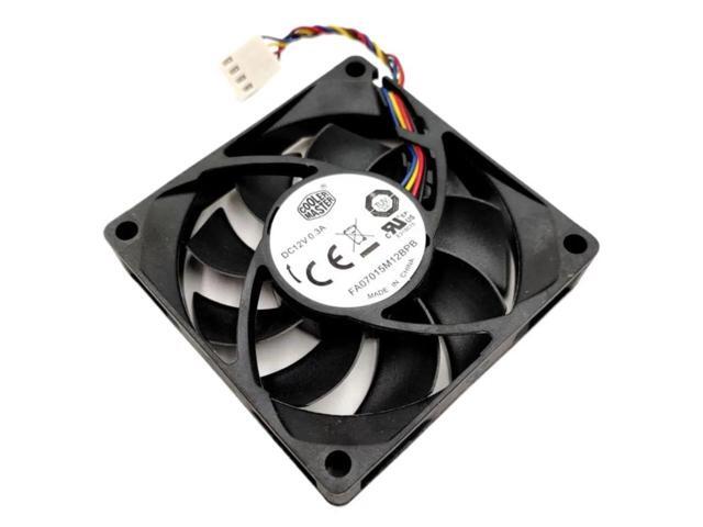 70mm 7cm CPU PWM Silent Cooling Fan, FA07015M12BPB 7015 70X70X15mm DC 12V 0.3A Silent Low-Noise PC Fan