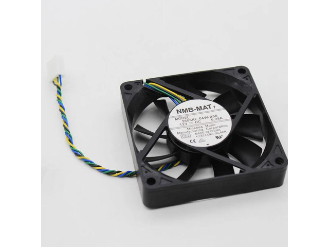 2806KL-04W-B56 is suitable for 7015 12V CPU cooling fans (7CM, 4-wire PWM speed control).