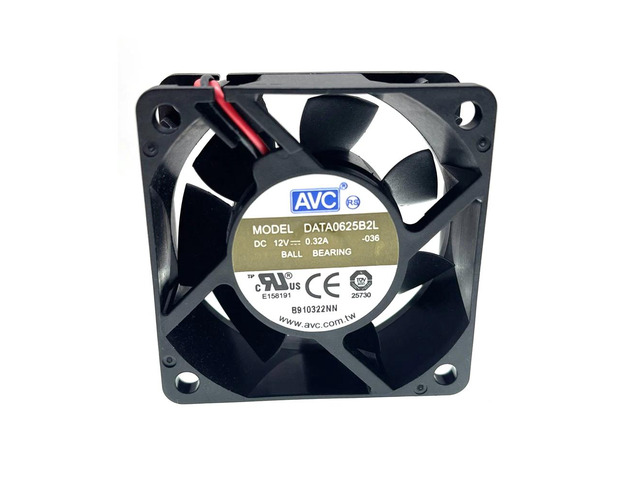 DATA0625B2L 60mm (60x60x25mm) DC 12V cooling fan, suitable for dual ball bearing 12000RPM server inverters.