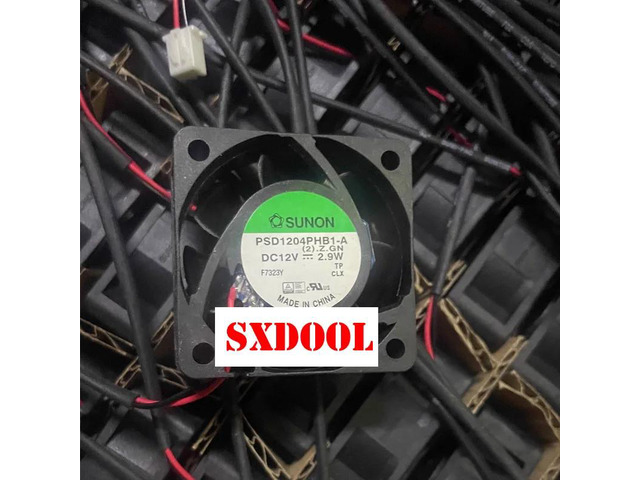 Two PSD1204PHB1-A 4015 12V 2.9W 40mm 4cm silent cooling fans (40mm x 40mm x 15mm)