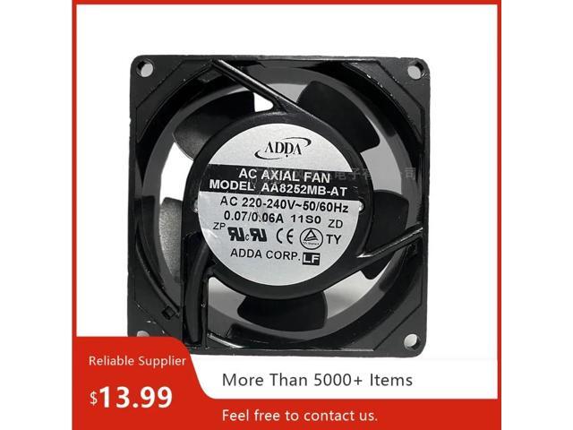 Suitable for AA8252MB-AT 8025 fans, 220-240V, 0.07/0.06A, elevator control cabinet cooling fans, dimensions 80x80x25mm, airflow 15CFM.