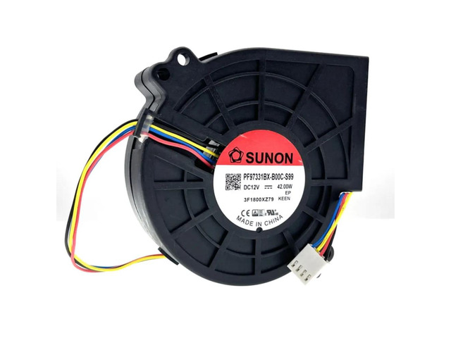 97mm PWM 9733 DC 12V 42.00W PF97331BX-B00C-S99 6800RPM High-speed airflow exhaust fan