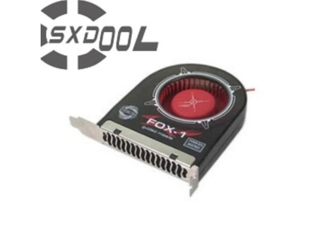 1 FOX-1 PC computer case heatsink PCI cooler cooling fan blower 2200RPM 2-pin IDE Molex power supply