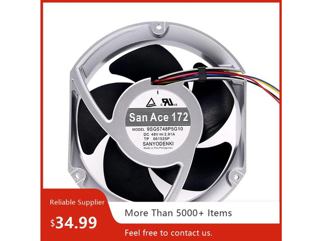 9SG5748P5G10 17cm 48V Server Fan, 2.91A, High-Speed, Industrial-Grade Server and Equipment Cooling Fan