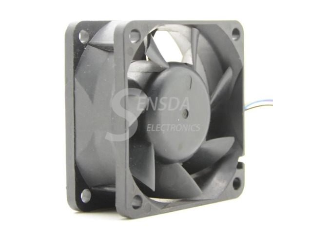 A 60mm fan for AUB0612VH, 12V 0.36A PWM 4-wire cooling, featuring precision dual ball bearings and temperature control.