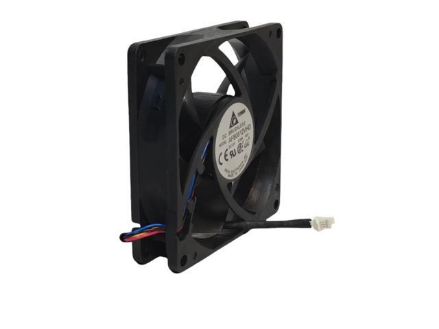 An 80mm fan (80x80x20mm) for the AFB0812VHD, a dual ball bearing cooling fan - 12V 0.5A 6200RPM high-speed PWM chassis fan.
