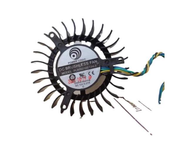 PLB05010S12H-3 is a 4-wire, 55x55x13mm cooling fan for PowerLogic DC 12V 0.27A.
