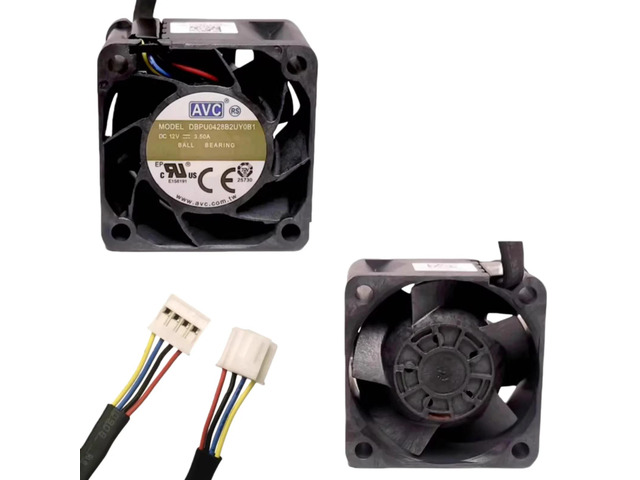 33000RPM RC Supercharged Fan DBPU0428B2U 40x40x28mm 12V 3.5A 42W Server Cooling Fan with Dual Ball Bearings and PWM Speed Control, Suitable for 1U...