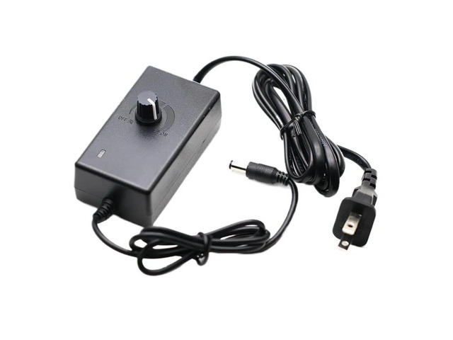 DC cooling fan speed controller, AC 110V-220V to DC 12V 3A (maximum), adjustable speed regulated power supply 3A