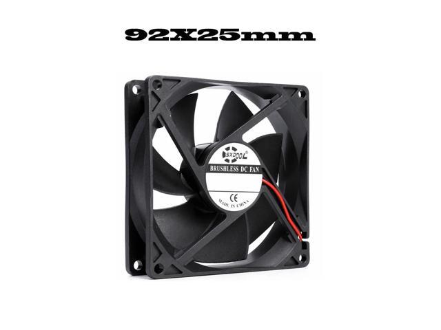 9225mm DC 24V axial cooling brushless motor housing, silent fan, 2-pin sliding bearing
