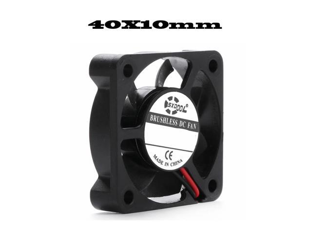 4010mm DC 24V Axial Cooling Brushless Motor Housing Silent Fan 2-Pin Sliding Bearing