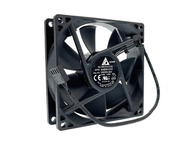 A 90mm PWM fan for AFB0912VH (AUB0912VH), measuring 90*90*25mm, model 9225, DC 12V 0.60A, 4-pin connector, suitable for computer CPUs, server...