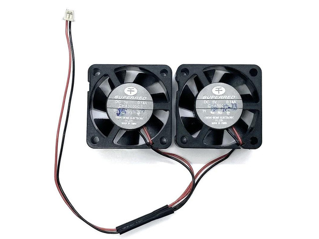 2-in-1 3010 30mm 3cm Fan 5V Cooling CHA3005CS Mini Ultra-thin Set-Top Box with 2.0P Plug and Dual Fans