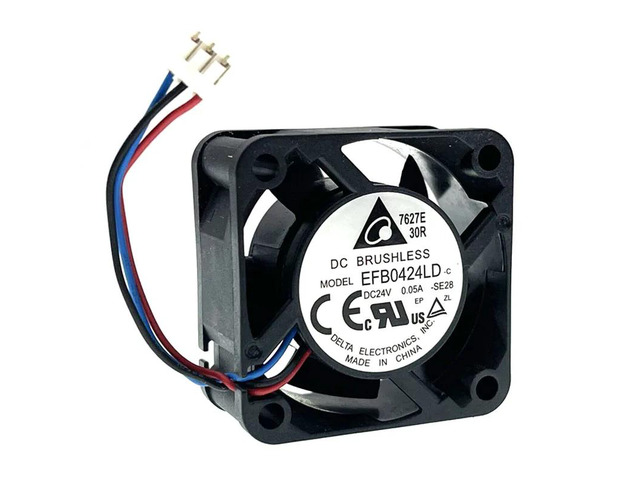 40mm 24V fan, suitable for EFB0424LD-SE28 4020 40X40X20 mm 4cm 0.05A 3-wire 3-pin silent converter chassis 3D printer cooling