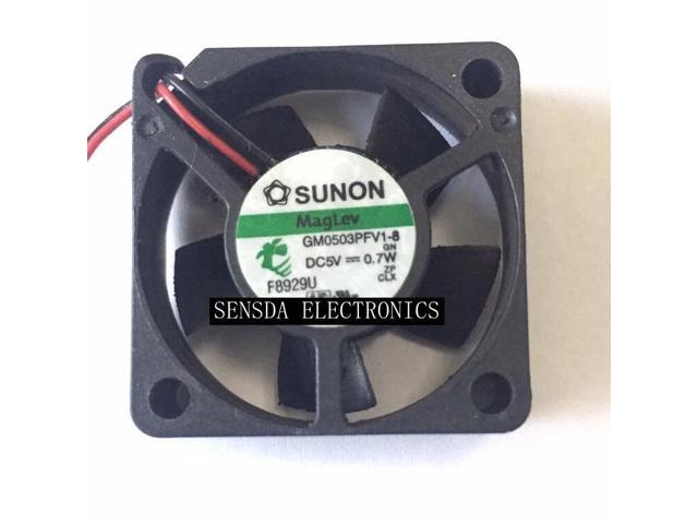 2-wire cooling fan suitable for GM0503PFV1-8, 30mm, 5V, 0.7W, 3cm, 3010 ultra-quiet, silent cooling fan.