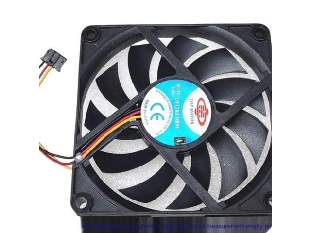 8010 8cm 80mm x 10mm Ultra-thin Fan, 3-wire Dual Ball Bearing DF128010BM 12V 0.18A 3800 RPM Cooling