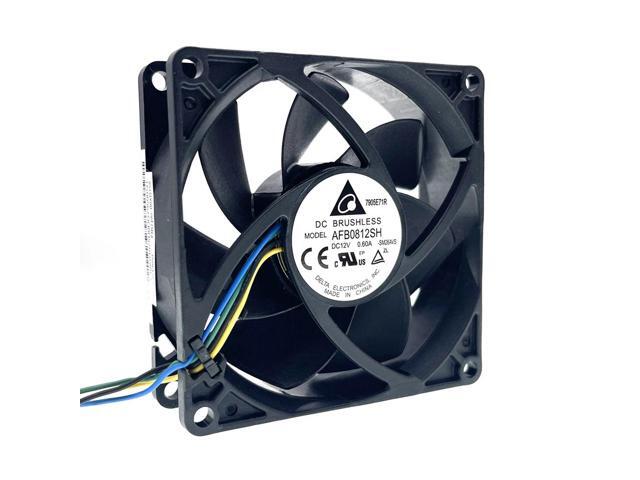 AFB0812SH 80mm 4-pin PWM CPU cooler for 00XD158 8025 80x80x25mm DC 12V 4500RPM high-speed CFM heatsinks.