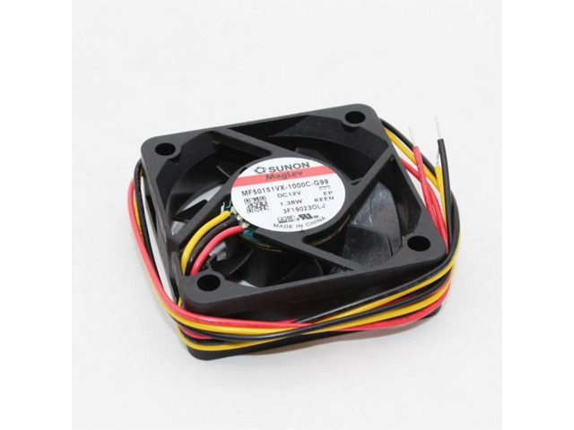 MF50151VX-1000C-G99 is suitable for 5015 12V fans with a maximum airflow of 5cm.
