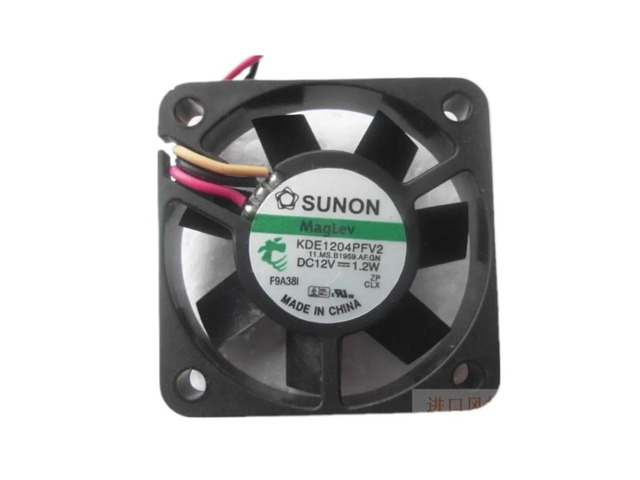 Two 40mm fans, suitable for Sunon KDE1204PFV2 4CM 40*40*10mm 4010 12V 1.2W axial cooling fans.