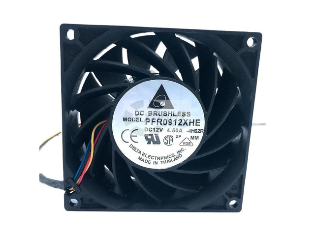 PFR0912XHE 90mm 12V High-Speed PWM Mining Fan 185CFM Ball Bearing Heatsink, Suitable for GPU Mining rigs/ASIC Mining rigs/Server Cooling