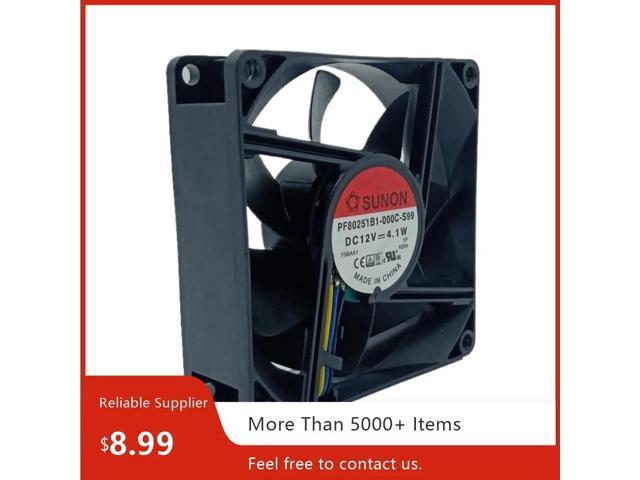 Suitable for PF80251B1-000C-S99 80mm 12V 4-pin PWM cooling fan 4800RPM server and industrial applications