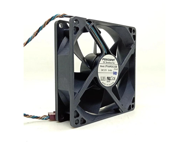 Suitable for FOXCONN 9cm 9225 92x92x25mm DC 12V 0.4A 4-pin PWM fan PVA092G12H, suitable for cooling fans of various sizes.