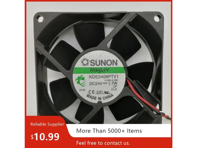 Suitable for KDE2408PTV1 8025 24V 1.7W 8CM Silent Inverter Cooling Case Fan (80mm x 25mm)