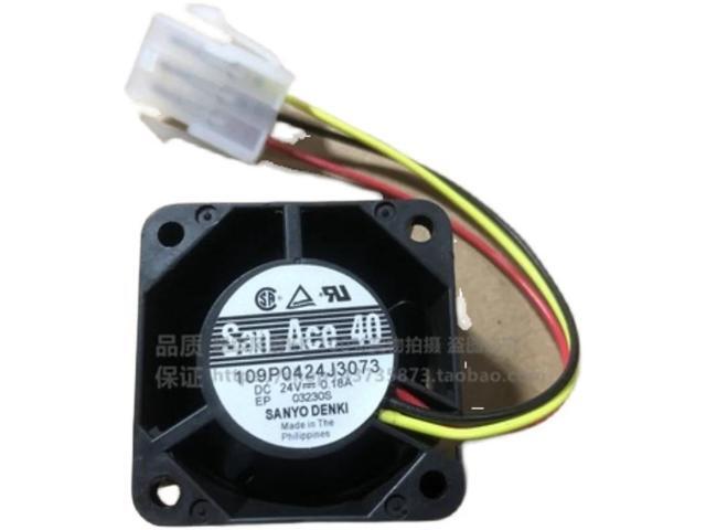 109P0424J3073 DC24V 0.18A Cooling Fan 4cm 40mm 40X40X28mm Server Fan