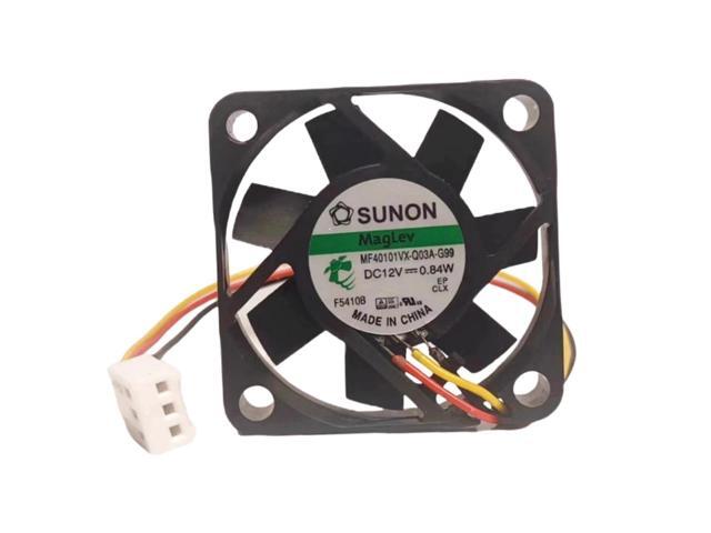 MF40101VX-Q03A-G99 4010 Cooling Fan, 12V, 8500 RPM, Silent Fan, Suitable for Industrial Control, Motherboard and Inverter Power Supplies